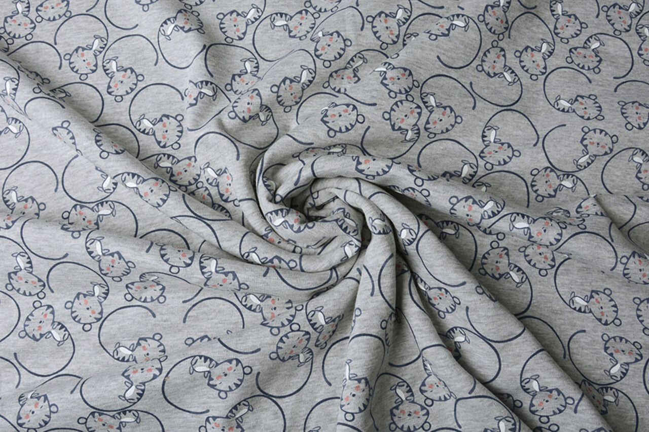 Jogging Alpenfleece Leeuwenwelp Licht Grijs Melange