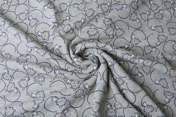 Jogging Alpenfleece Leeuwenwelp Licht Grijs Melange