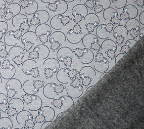 Jogging Alpenfleece Leeuwenwelp Licht Grijs Melange