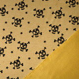 Jogging Alpenfleece Skull Ocher Yellow Melange