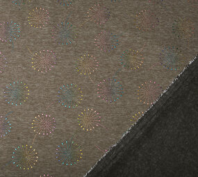 Jogging Alpenfleece Paardenbloem Druppel Taupe Melange