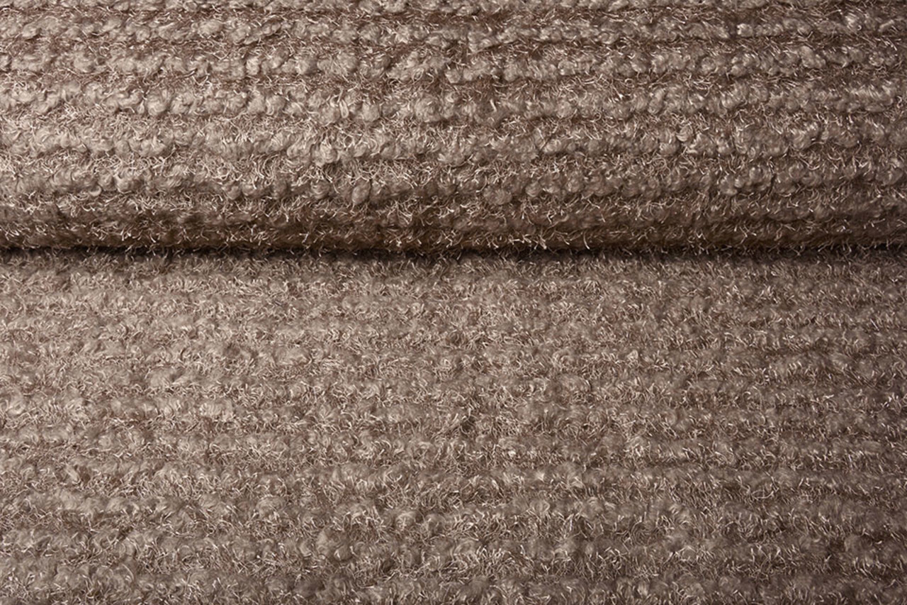 Fancy Bouclé Paillettes Taupe Fancy Bouclé Paillettes Taupe