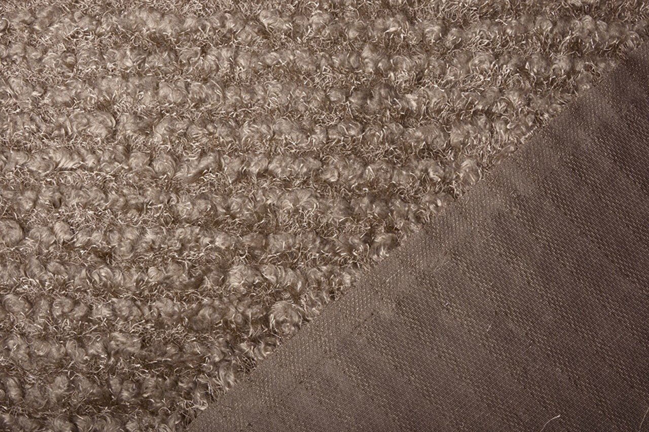 Fancy Bouclé Glitzer Taupe Fancy Bouclé Glitzer Taupe