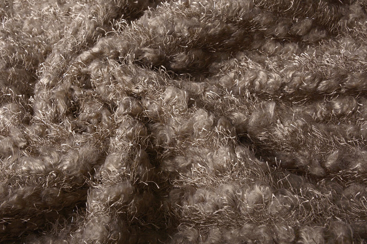 Fancy Bouclé Glitter Taupe Fancy Bouclé Glitter Taupe