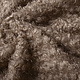 Fancy Bouclé Glitzer Taupe