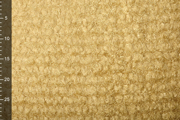 Fancy Bouclé Glitter Giallo Ocra