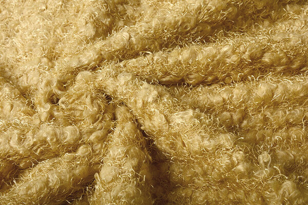 Fancy Bouclé Glitter Giallo Ocra