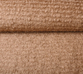Fancy Bouclé Purpurina Naranja Claro Ladrillo