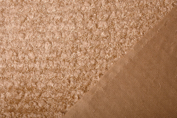 Fancy Bouclé Glitzer Hellorange Brique Fancy Bouclé Glitzer Hellorange Brique