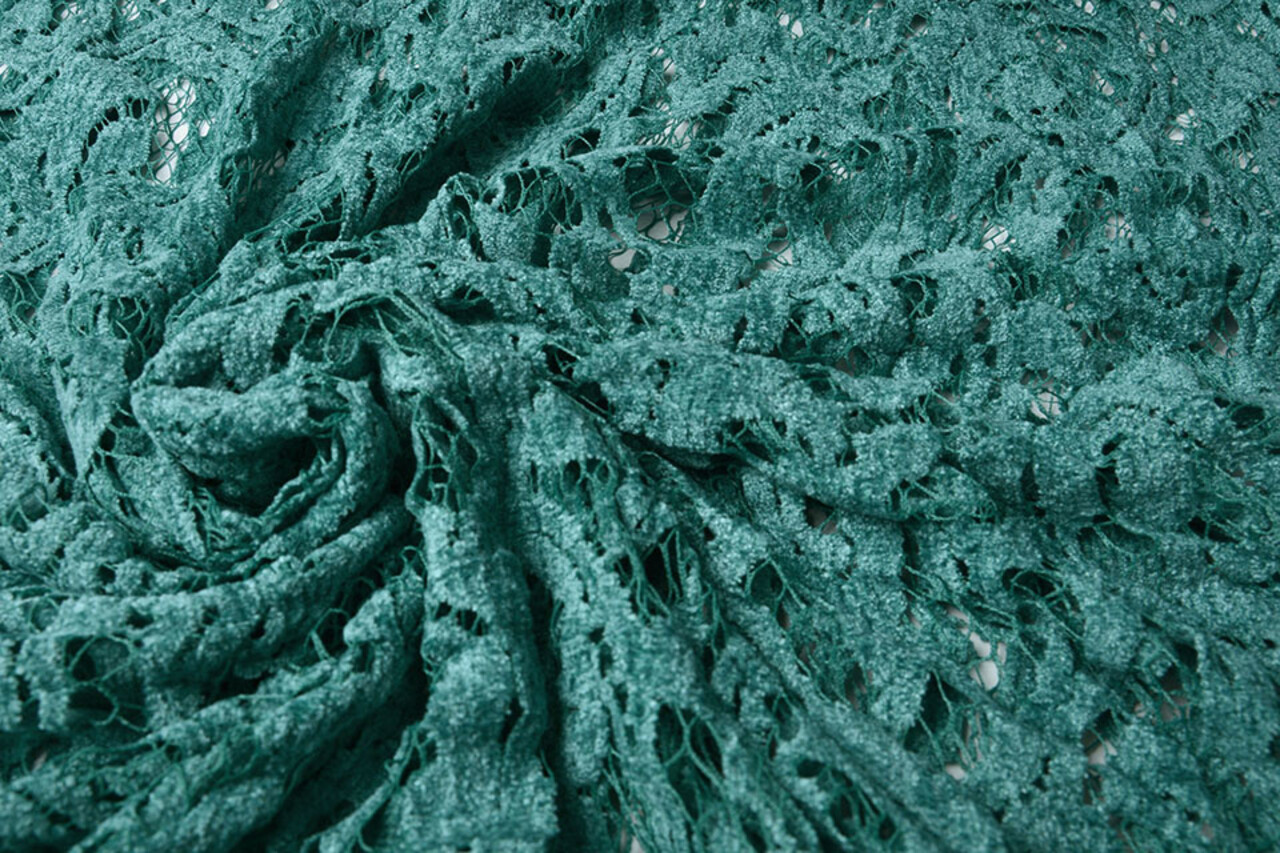 Velours Dentelle Julia Vert d’Eau Velours Dentelle Julia Vert d’Eau