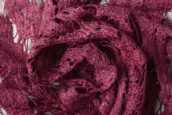 Velours Kant Julia Donker Oud Roze