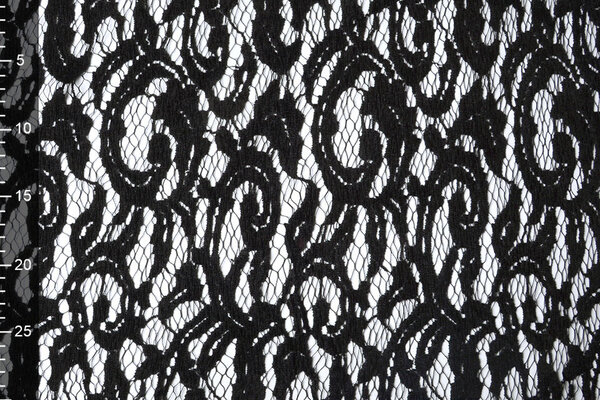 Velours Kant Julia Zwart Velours Kant Julia Zwart