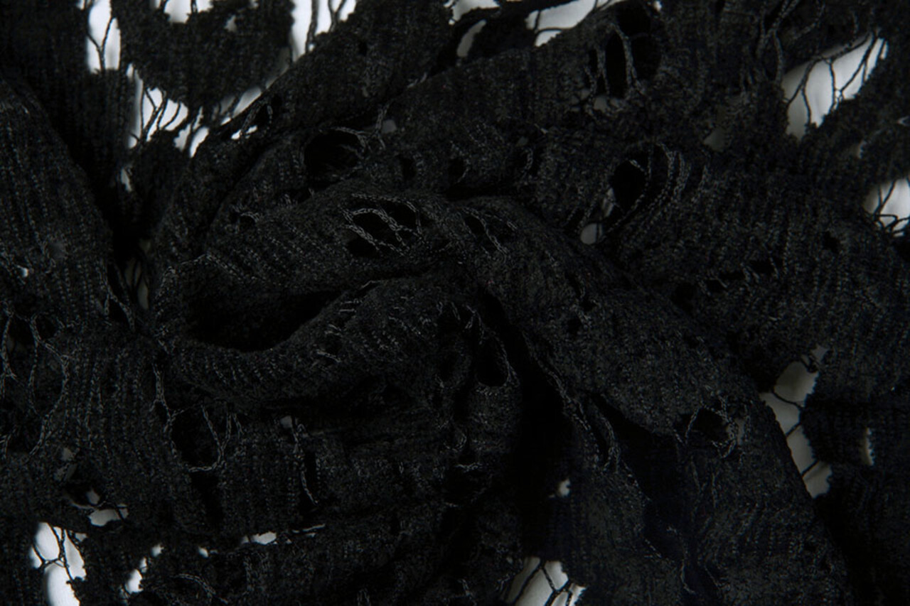 Samt Spitze Julia  Schwarz