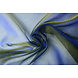Organza Bicolore Bleu-Jaune