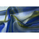 Organza Bicolore Bleu-Jaune