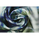 Digital Algodón Elástico Monstera Hoja de Palmera Azul Digital Algodón Elástico Monstera Hoja de Palmera Azul