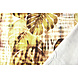 Imprimé Numérique Stretch Coton Monstera Palmblad Marron Imprimé Numérique Stretch Coton Monstera Palmblad Marron