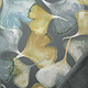 Digital Stretch Cotton Ginkgo Grey