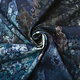 Digital Stretch Cotton Watercolor Texture Blue