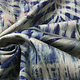 Digital Baumwoll Stretch Tropical Blau