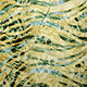 Digital Baumwoll Stretch Wave Diffused Gelb Grün