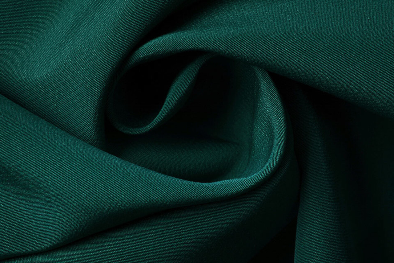 Cupro Fabric Bottle Green Cupro Fabric Bottle Green