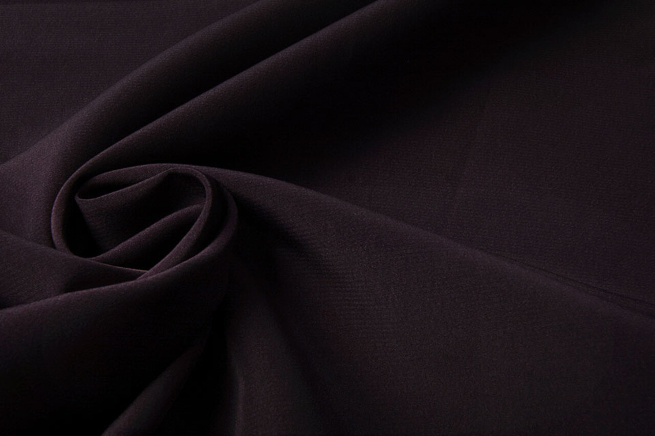 Cupro Fabric Aubergine