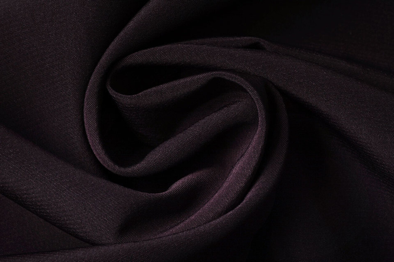 Cupro Fabric Aubergine