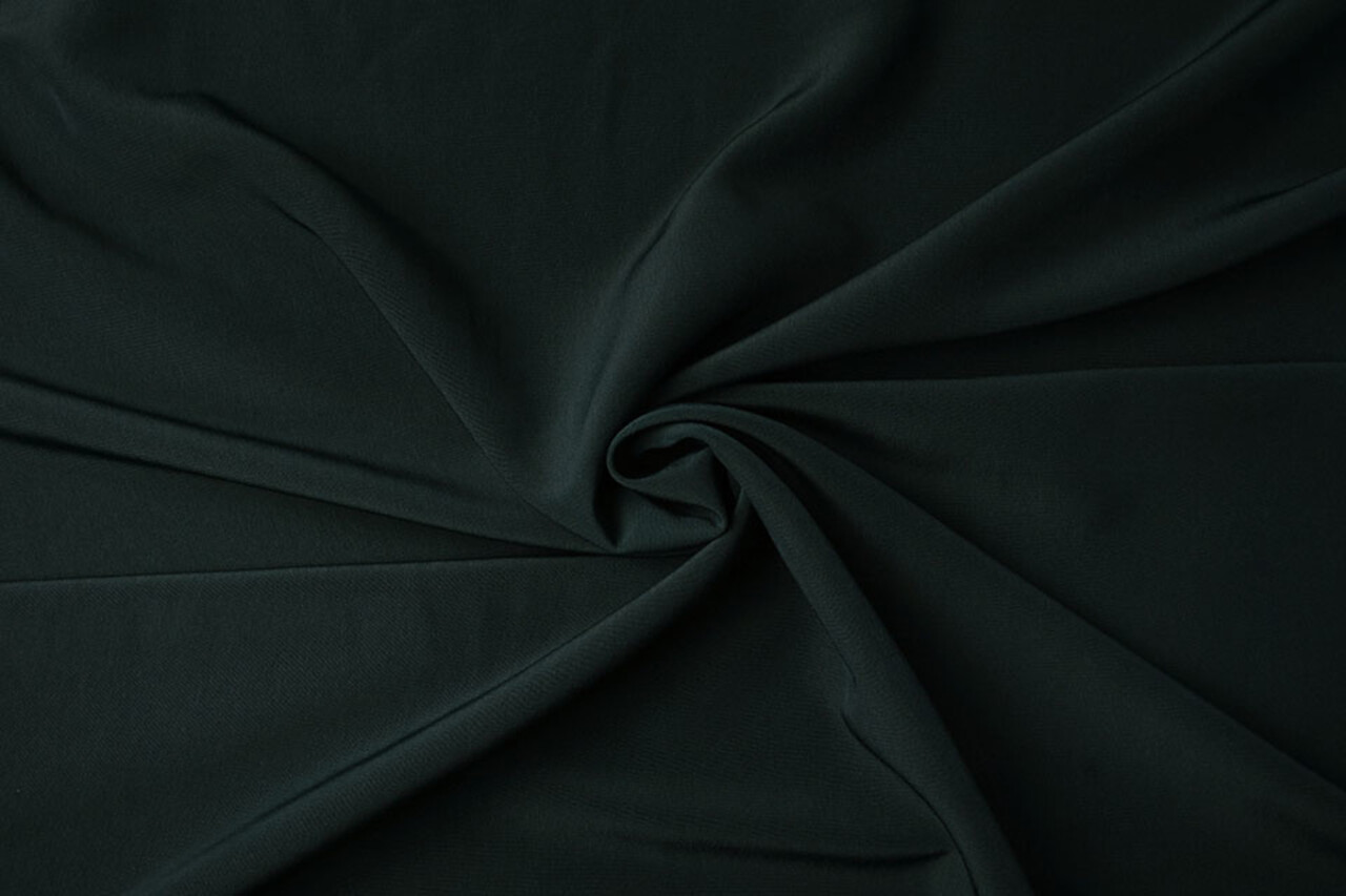 Cupro Stof Donker Groen