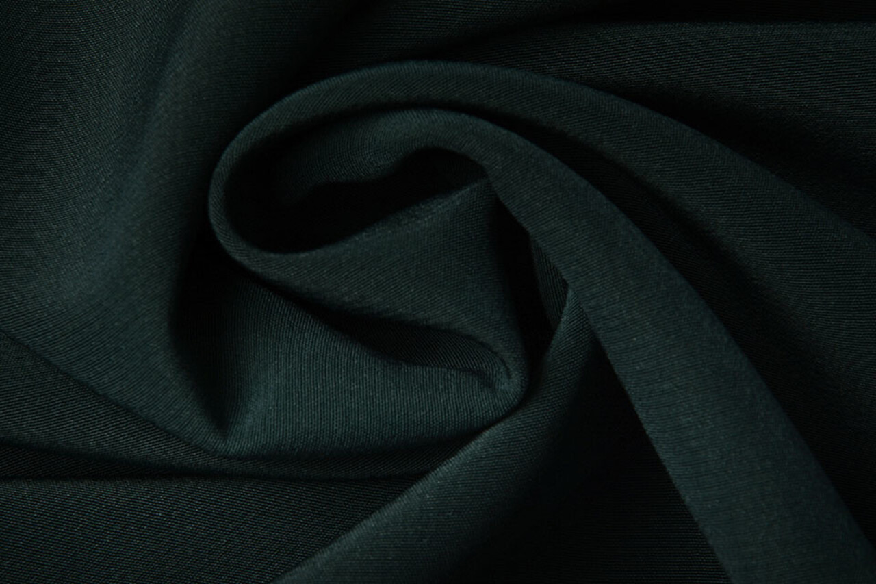 Cupro Fabric Dark Green