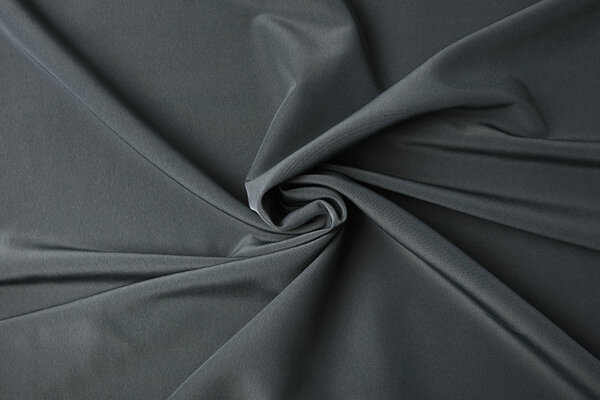 Cupro Stoff Dunkelgrau
