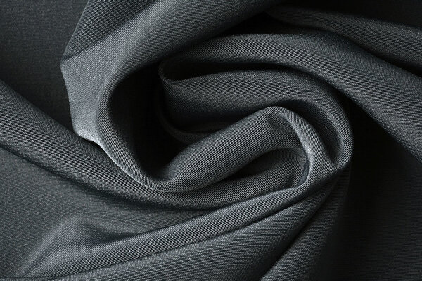 Cupro Stof Donker Grijs