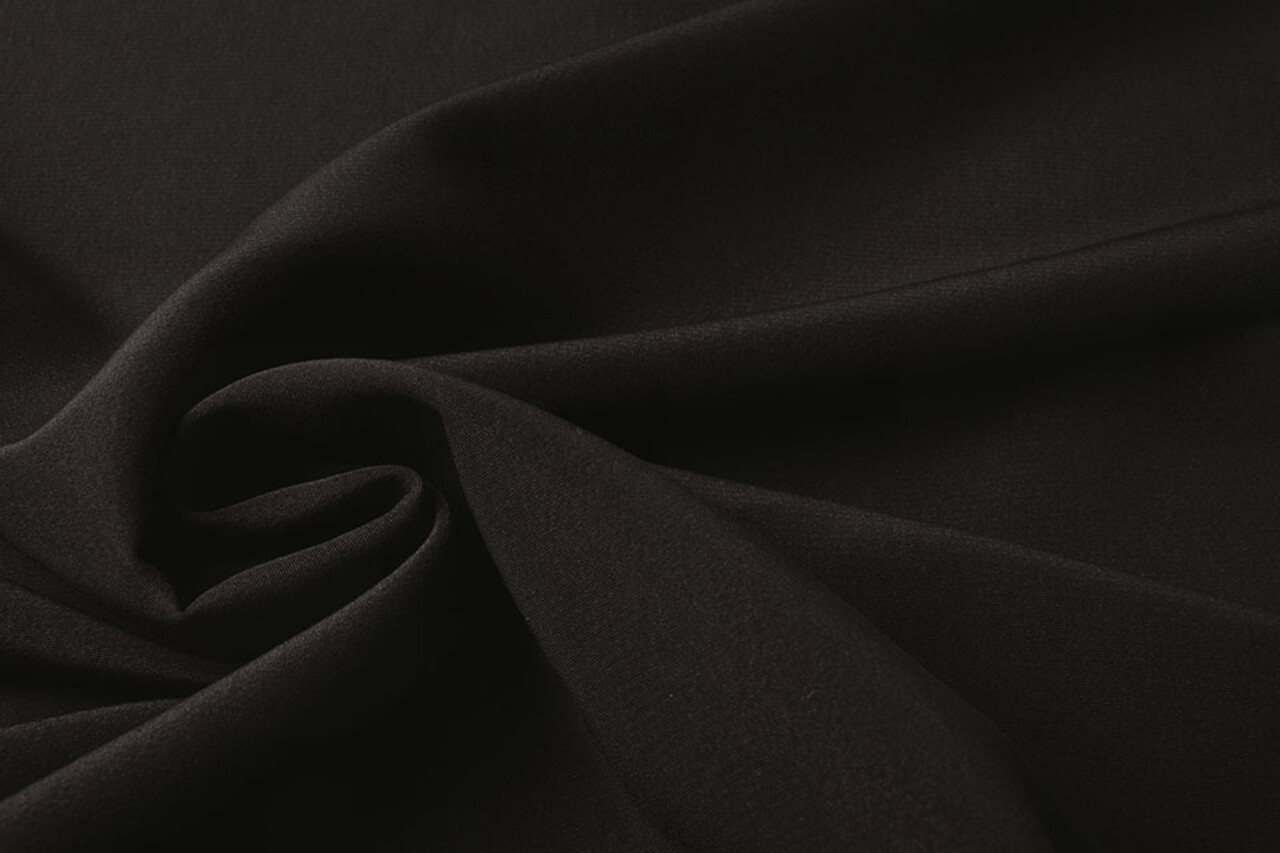 Cupro Fabric Dark Brown