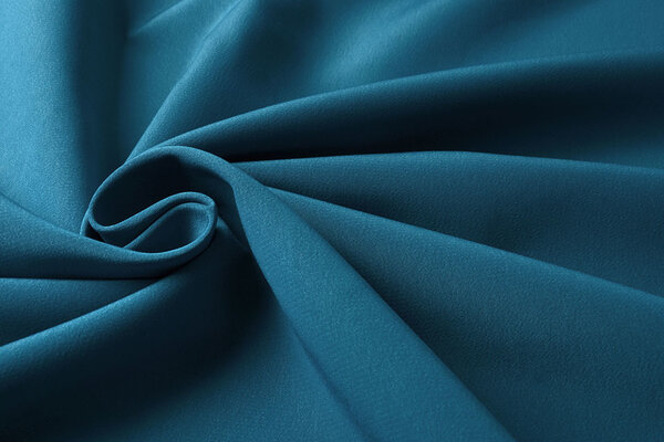 Cupro Fabric Dark Aqua Cupro Fabric Dark Aqua