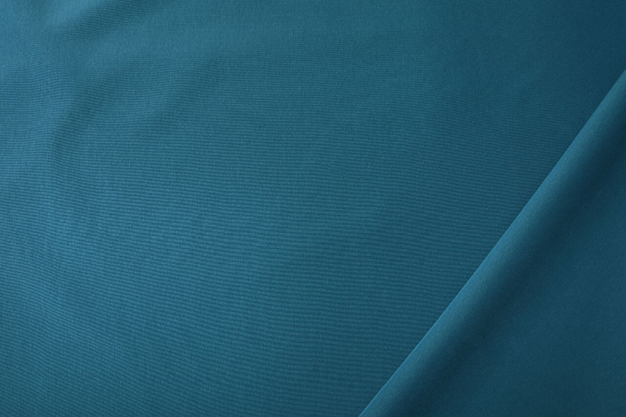 Cupro Stoff Dunkel Aqua