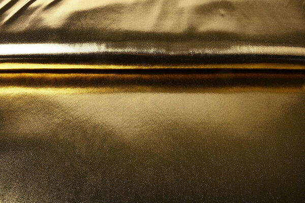 Lamé Auf Charmeuse  Gold