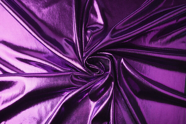 Lamé Auf Charmeuse  Lila