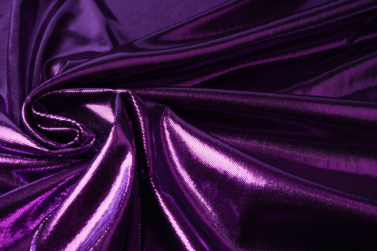Lamé op Charmeuse Paars Lamé op Charmeuse Paars