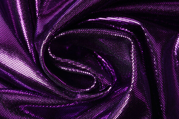 Lamé Auf Charmeuse  Lila