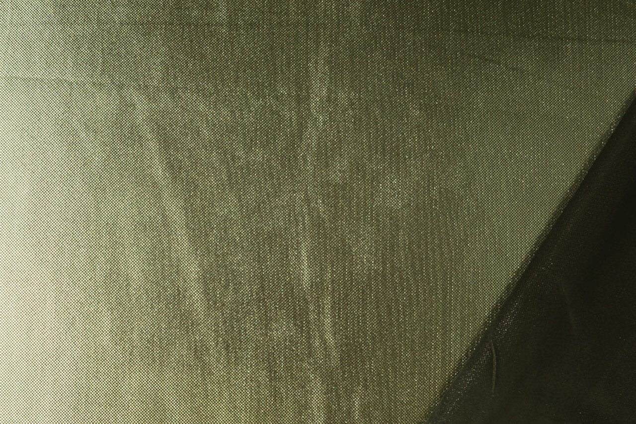 Lamé Auf Charmeuse  Altgrün