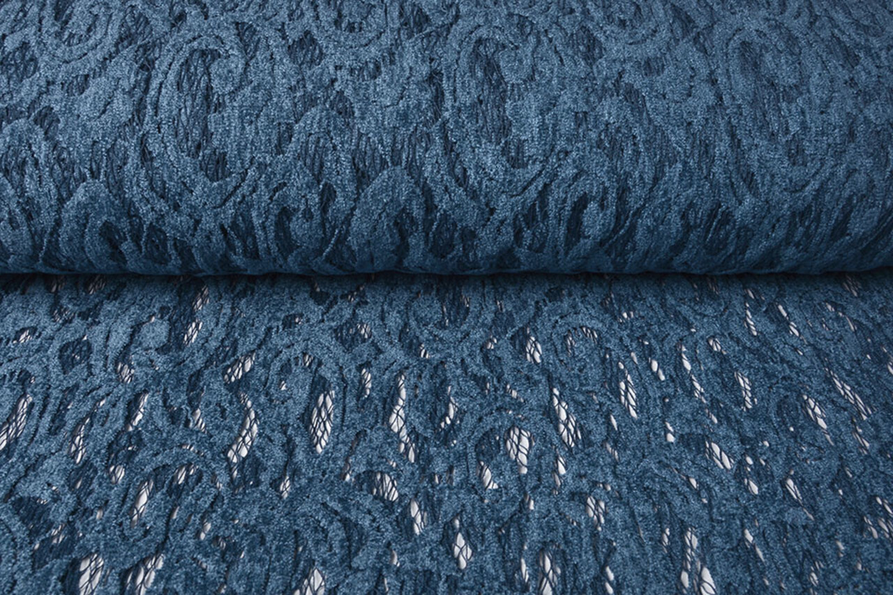 Velluto Pizzo Julia Blu