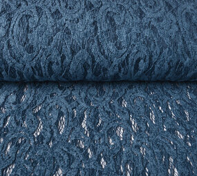 Velours Kant Julia Blauw