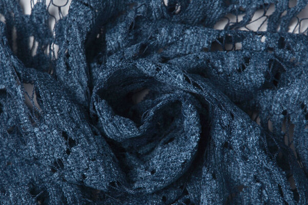 Velours Kant Julia Blauw