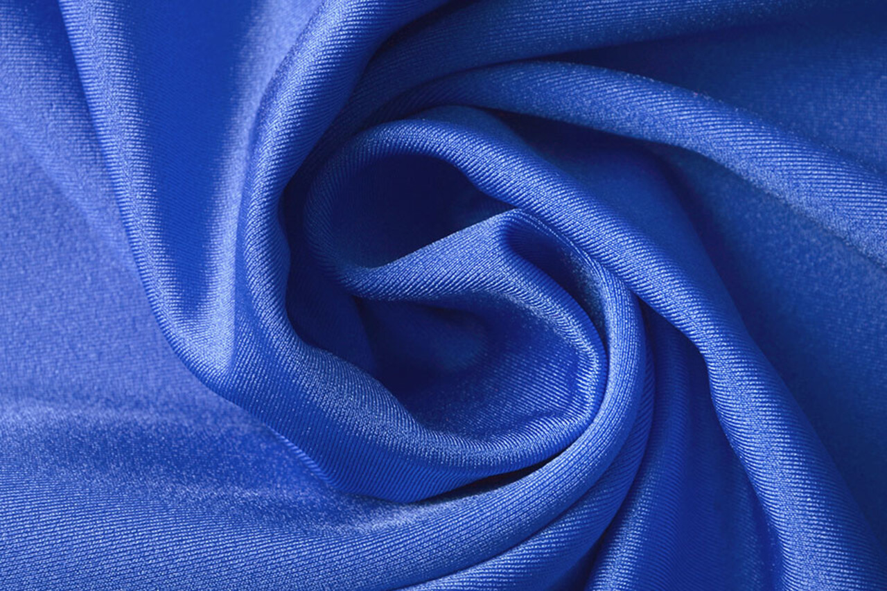 Lycra Brillant Bleu Cobalt