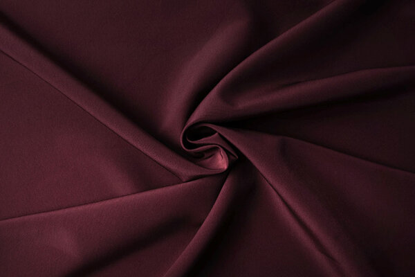 Cupro Fabric Wine Red