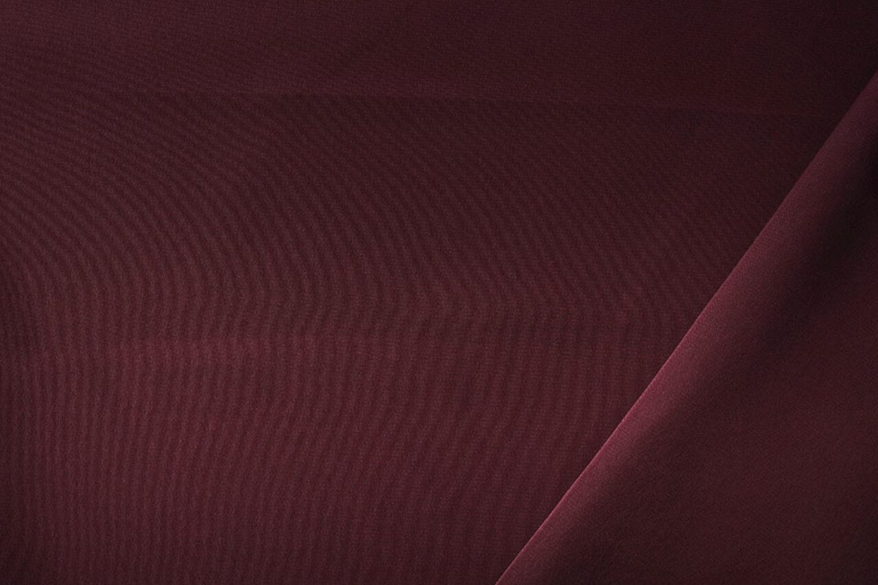 Cupro Fabric Wine Red