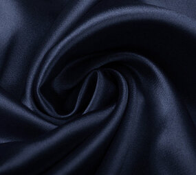 Stretch Satin Bleu Marine