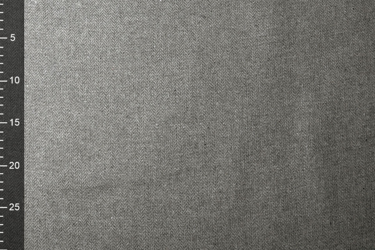 Poly Wolle Fischgrat Grau