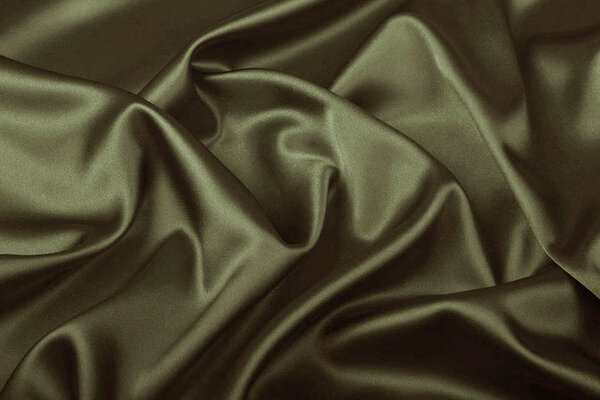 Stretch Satin Vert Militaire