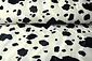 Velboa Koeienprint Noir-Blanc Cassé Velboa Koeienprint Noir-Blanc Cassé